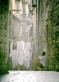 [ IMAGE: In the town of
Sibenik, every street and every day has its own story... ]